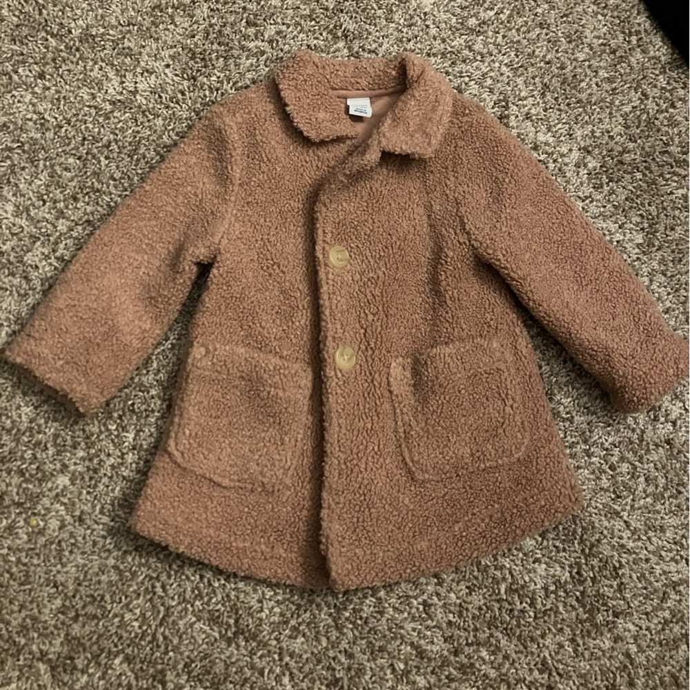 Rose colored jacket from Old Navy